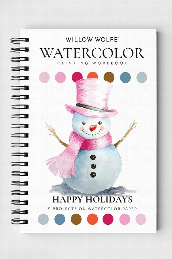 Happy Holidays Watercolour Workbook